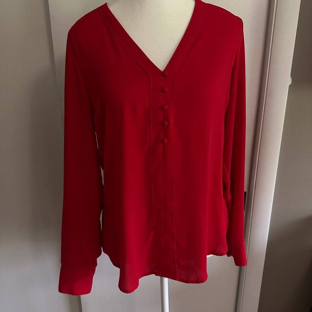 Express Red Blouse